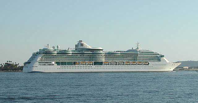 Royal Caribbean's Radiance of the Seas 90,090 GRT 2,501 pax